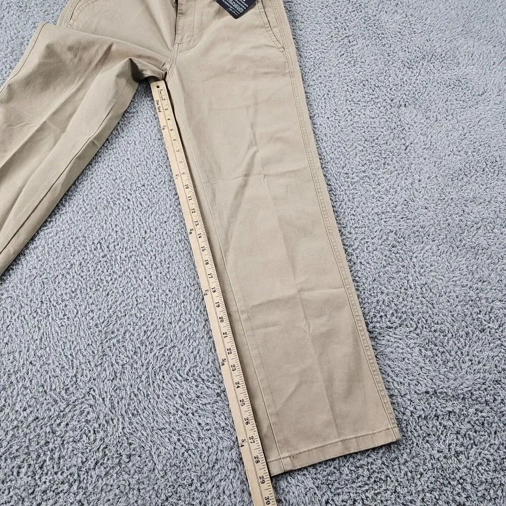 Joseph Abboud Pants 32x29 Khaki Beige Chino Comfort Stretch Preppy Casual NWT